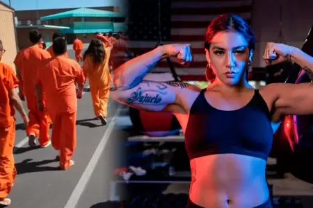 La boxeadora fue detenida.