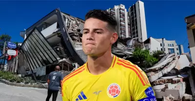 El capit�n colombiano se pronunci� tras sismo