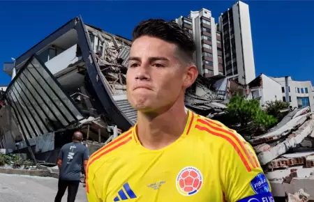 El capit�n colombiano se pronunci� tras sismo