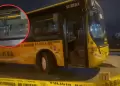 Villa El Salvador: Extorsionadores atacan bus de la empresa de transportes '41' y dejan amenaza a choferes
