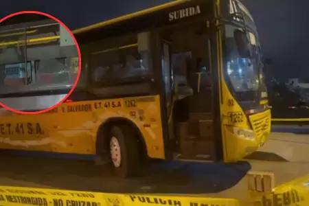 Disparan contra bus de la l�nea '41' y dejan nota extorsiva