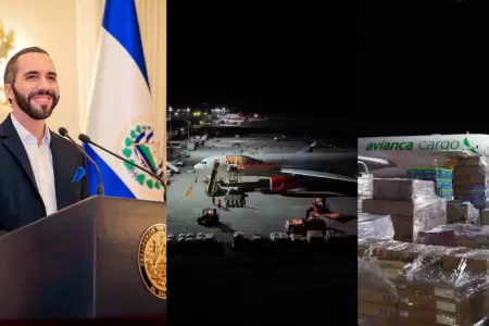 Gobierno de El Salvador hace env�o el primer avi�n de ayuda humanitaria a Colomb