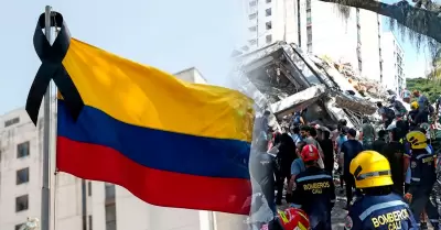 Colombia decreta tres d�as de duelo por v�ctimas del terremoto.