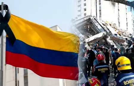 Colombia decreta tres d�as de duelo por v�ctimas del terremoto.