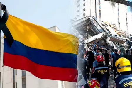 Colombia decreta tres d�as de duelo por v�ctimas del terremoto.