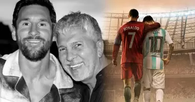 Emotivo mensaje de Cristiano Ronaldo a Messi por la muerte de su padre.