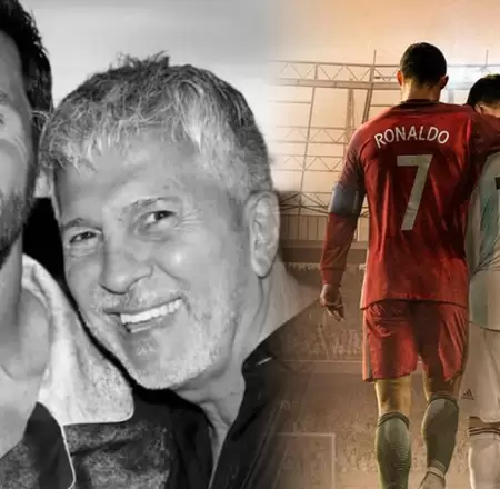 Emotivo mensaje de Cristiano Ronaldo a Messi por la muerte de su padre.