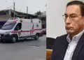 Expresidente Mart�n Vizcarra es trasladado de emergencia a centro m�dico por complicaci�n en su salud
