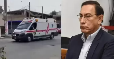 Vizcarra es trasladado de emergencia