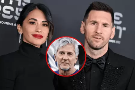 Antonela Roccuzzo reaccion� al post que hizo Messi tras la muerte de su pap�