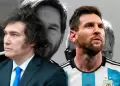 Javier Milei respald� a Messi tras la muerte de su padre y sus dudas de seguir jugando