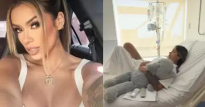 Shirley Arica se somete a operaci�n quir�rgica de emergencia