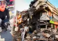 Terremoto en Colombia: perrito rescatado intenta volver a escombros donde estar�a su due�o atrapado