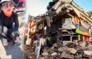 Terremoto en Colombia: perrito rescatado intenta volver a escombros donde estar�a su due�o atrapado