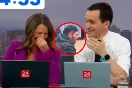 Pese a la seriedad del caso, presentadores no pudieron evitar las risas.