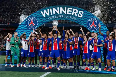 PSG se consagr� como bicampe�n de la Supercopa de Eruopa.