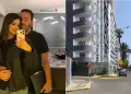Suheyn Cipriani se muda al malec�n de Miraflores con ayuda de su novio y lo halaga: "Mi pr�ncipe azul"