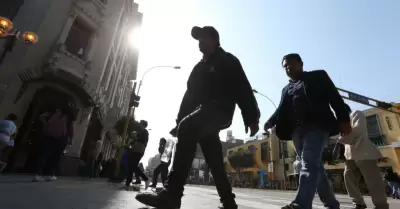 Senamhi anuncia alerta