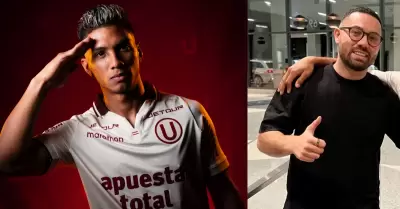 Luis Pico, representante de Jorge Guti�rrez, hace frente a Universitario