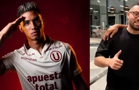 Luis Pico, representante de Jorge Guti�rrez, hace frente a Universitario