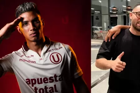 Luis Pico, representante de Jorge Guti�rrez, hace frente a Universitario