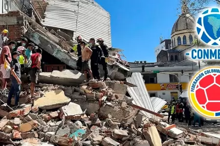 Conmebol y la FCF realizan donaci�n tras terremoto en Colombia.