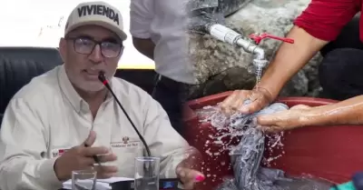 Ministro de Vivienda declar� en emergencia Nacional el sistema de agua y desag�e