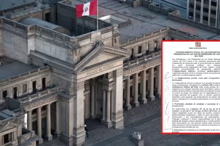 Titulares de las Cortes Superiores rechazan denuncias de congresistas.