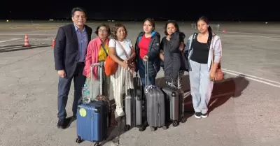 Peruanas repatriadas llegaron a salvo tras terremoto en Colombia,
