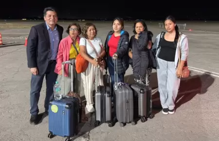 Peruanas repatriadas llegaron a salvo tras terremoto en Colombia,