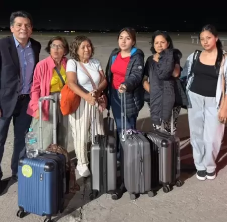 Peruanas repatriadas llegaron a salvo tras terremoto en Colombia,