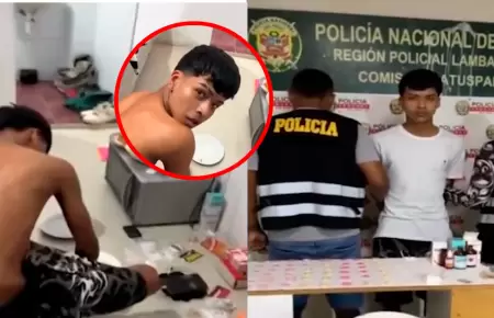 Joven fue sorprendido en su vivienda con insumos ilegales.