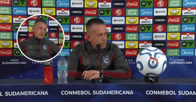 Horacio Melgarejo, DT de Cienciano, realiza desplante a periodista