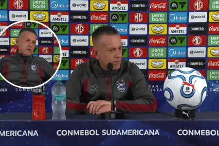 Horacio Melgarejo, DT de Cienciano, realiza desplante a periodista