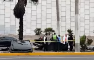 Fatal accidente en Costa Verde: mujer muere y hombre queda grave tras aparatoso choque contra poste en San Miguel