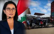Keiko Fujimori anuncia "subsidio focalizado" de hasta el 20 % para transportistas ante alza del combustible
