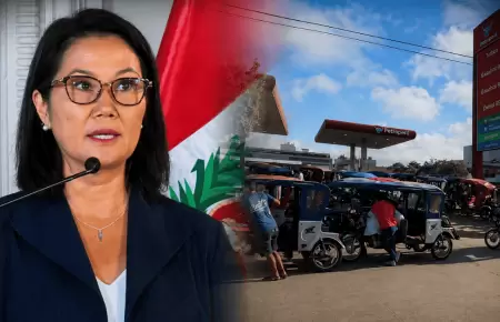 Keiko anuncia "subsidio focalizado" de hasta el 20 % para transportistas