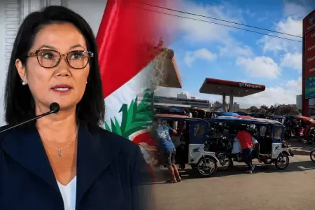 Keiko anuncia "subsidio focalizado" de hasta el 20 % para transportistas