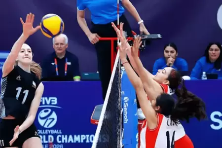 Per� perdi� 3-2 ante Argentina por los playoffs del Mundial de V�ley Sub-17