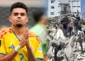 Futbolista Luis D�az llama a la solidaridad para ayudar a damnificados por terremoto en Colombia
