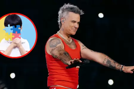 Robbie Williams brind� detalles de c�mo le diagnosticaron con autismo