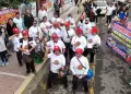 Comerciantes marchan para exigir continuidad del proyecto del mercado mayorista San Pedro en Tacna