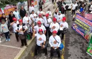 Comerciantes marchan para exigir continuidad del proyecto del mercado mayorista San Pedro en Tacna