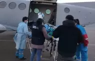 SAMU traslada a Lima a menor de un año con quemaduras graves desde Andahuaylas