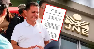 Pedido fue recibido formalmente por el JEE.