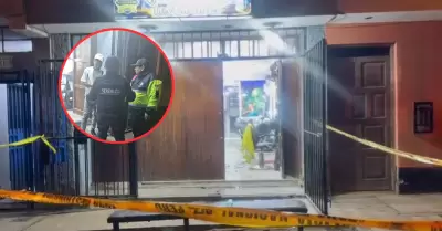 Balacera en barber�a deja 2 heridos