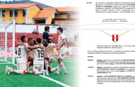 FPF sanciona a UTC