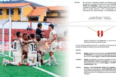 FPF sanciona a UTC