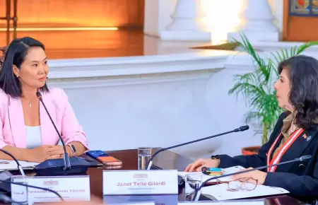 Keiko Fujimori y Janet Tello se re�nen para lucha contra la inseguridad.