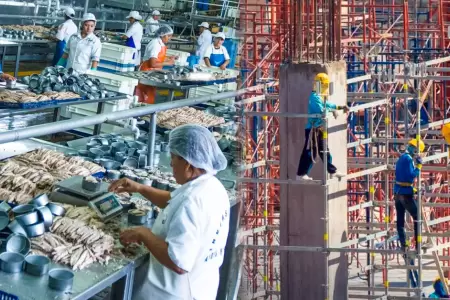 La construcci�n fren� la ca�da del PBI ante el retroceso de la pesca.
